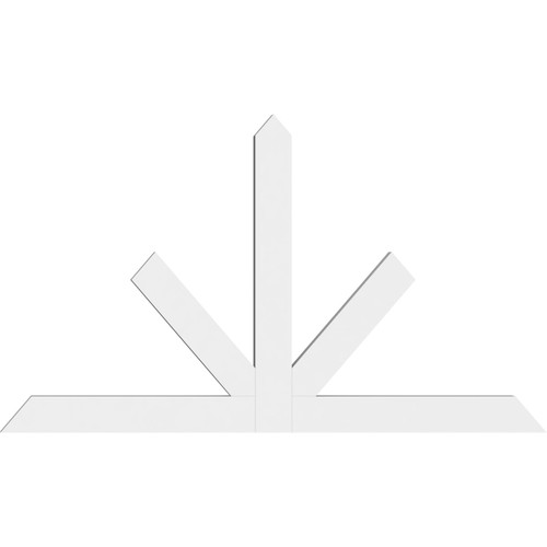 14/12 Pitch Saratoga Smooth Gable Bracket, PVC GBW060X35X0204SAR00PVC