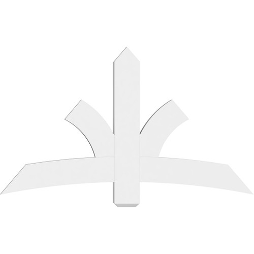 14/12 Pitch Davenport Smooth Gable Bracket, PVC GBW060X35X0206DAV00PVC