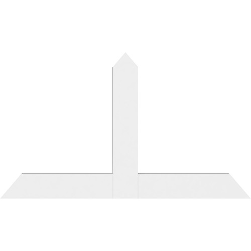 14/12 Pitch Portland Smooth Gable Bracket, PVC GBW060X35X0206POR00PVC