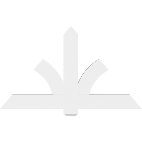 14/12 Pitch Redmond Smooth Gable Bracket, PVC GBW060X35X0206RED00PVC