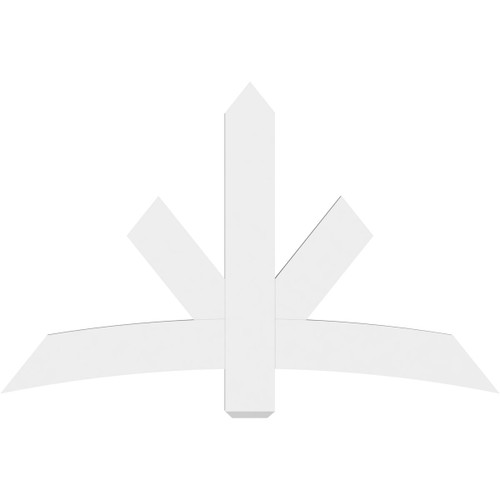 15/12 Pitch Alberta Smooth Gable Bracket, PVC GBW060X38X0206ALB00PVC