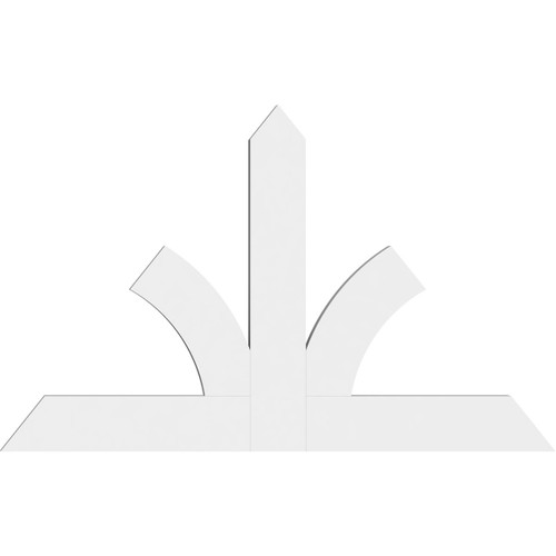 15/12 Pitch Richland Smooth Gable Bracket, PVC GBW060X38X0206RIC00PVC