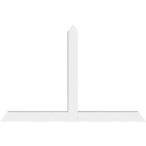 16/12 Pitch Portland Smooth Gable Bracket, PVC GBW060X40X0404POR00PVC