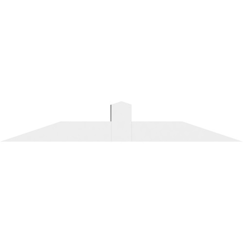 4/12 Pitch Portland Smooth Gable Bracket, PVC GBW072X12X0606POR00PVC