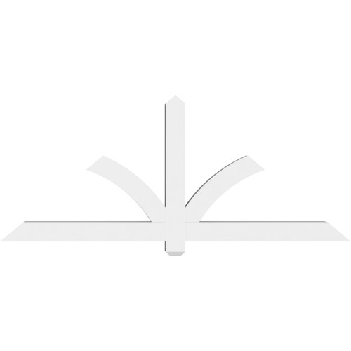 10/12 Pitch Redmond Smooth Gable Bracket, PVC GBW072X30X0404RED00PVC