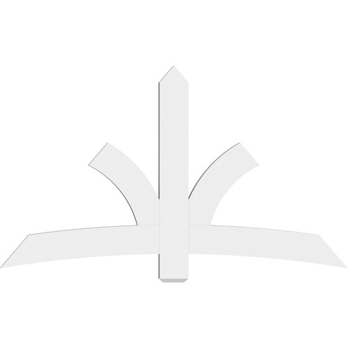 14/12 Pitch Davenport Smooth Gable Bracket, PVC GBW072X42X0206DAV00PVC