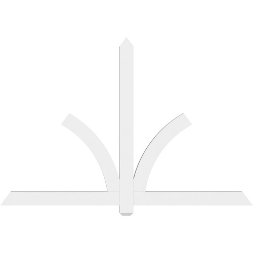 16/12 Pitch Redmond Smooth Gable Bracket, PVC GBW072X48X0204RED00PVC