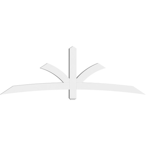 8/12 Pitch Davenport Smooth Gable Bracket, PVC GBW084X28X0404DAV00PVC