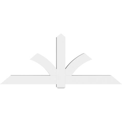 10/12 Pitch Redmond Smooth Gable Bracket, PVC GBW084X35X0606RED00PVC