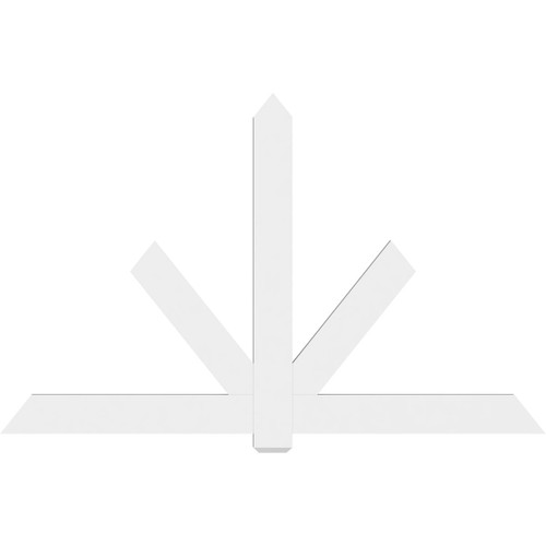 15/12 Pitch Kennewick Smooth Gable Bracket, PVC GBW084X53X0206KEN00PVC