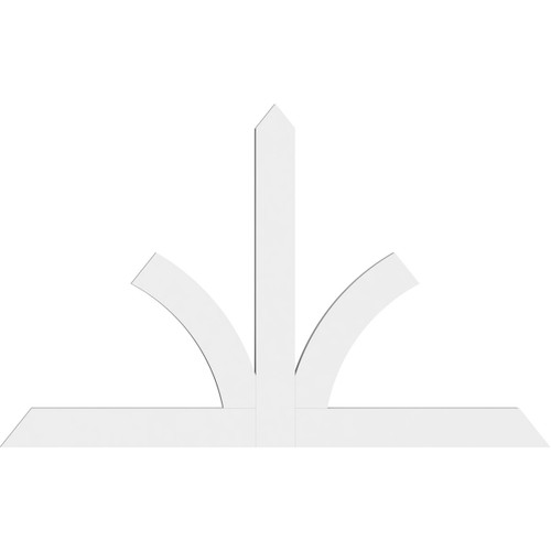 15/12 Pitch Richland Smooth Gable Bracket, PVC GBW084X53X0206RIC00PVC