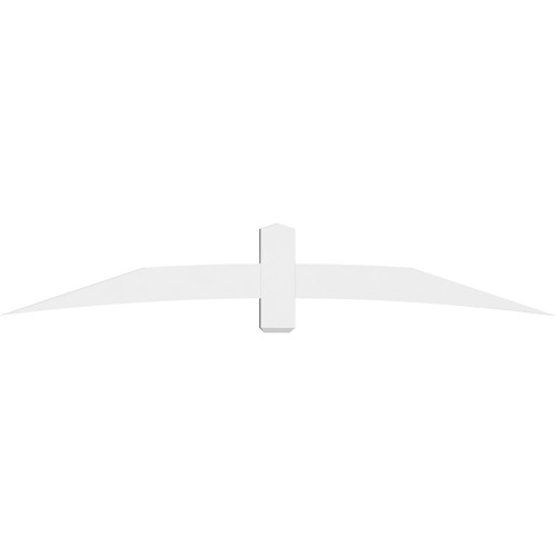 4/12 Pitch Bellingham Smooth Gable Bracket, PVC GBW096X16X0206BEL00PVC