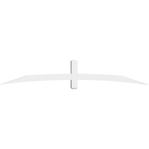 4/12 Pitch Bellingham Smooth Gable Bracket, PVC GBW096X16X0404BEL00PVC