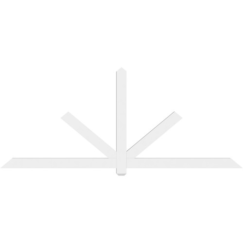 10/12 Pitch Kennewick Smooth Gable Bracket, PVC GBW096X40X0204KEN00PVC