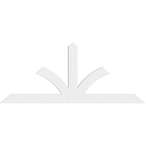 10/12 Pitch Richland Smooth Gable Bracket, PVC GBW096X40X0206RIC00PVC
