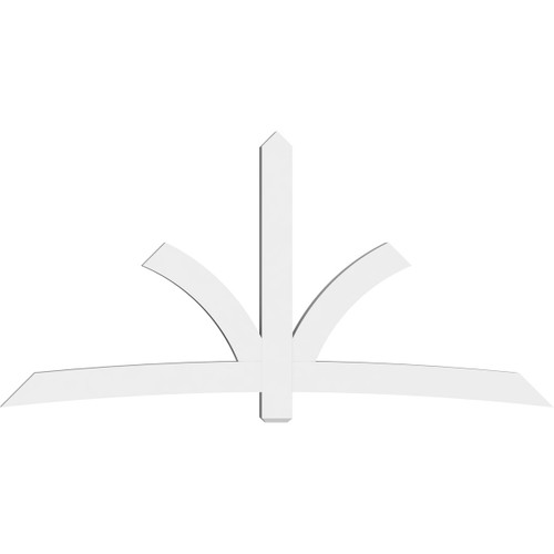 12/12 Pitch Davenport Smooth Gable Bracket, PVC GBW108X54X0406DAV00PVC