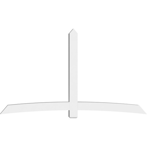 14/12 Pitch Bellingham Smooth Gable Bracket, PVC GBW108X63X0606BEL00PVC