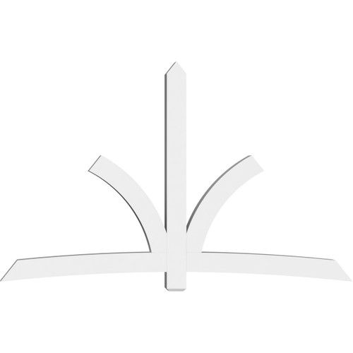 15/12 Pitch Davenport Smooth Gable Bracket, PVC GBW108X68X0606DAV00PVC