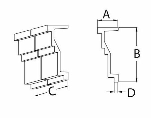 Crown Molding - Lip MLD521-8