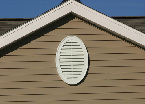 OVV2030O Functional Vertical Oval Louver Vent with Screen
