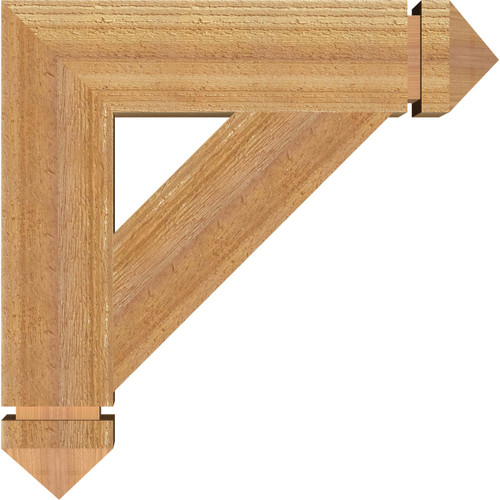 Ekena Millwork - BKT04X18X18TRA03RWR