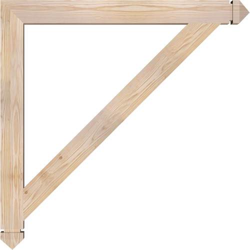 Ekena Millwork - BKT04X38X38TRA03SDF