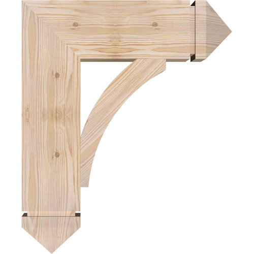Ekena Millwork - BKT06X20X24THR03SDF