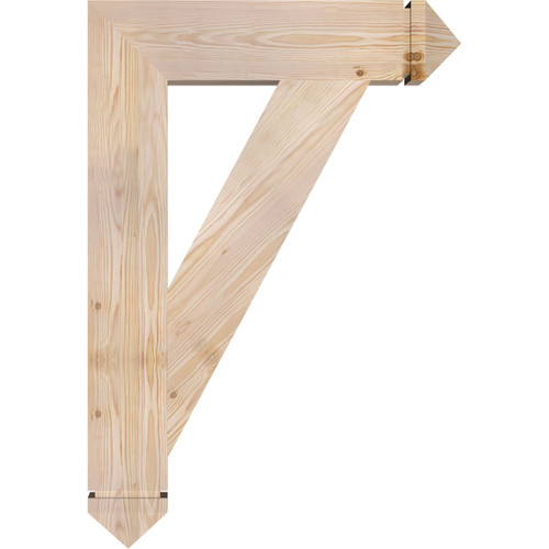 Ekena Millwork - BKT06X26X38TRA03SDF