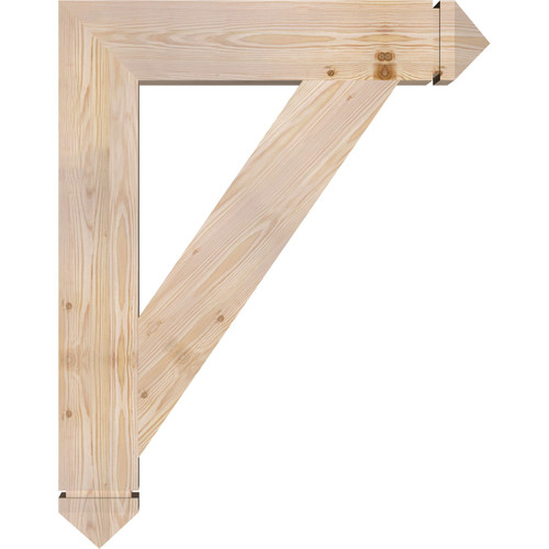 Ekena Millwork - BKT06X30X38TRA03SDF