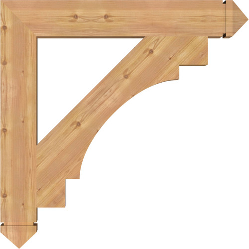 Ekena Millwork - BKT06X38X38MRC03SWR
