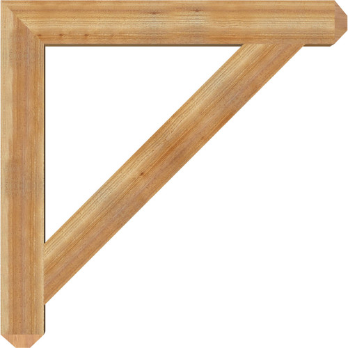 Ekena Millwork - BKT06X48X48TRA04RWR