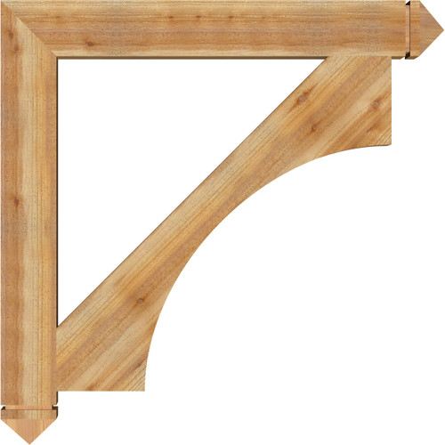 Ekena Millwork - BKT06X48X48WTL03RWR