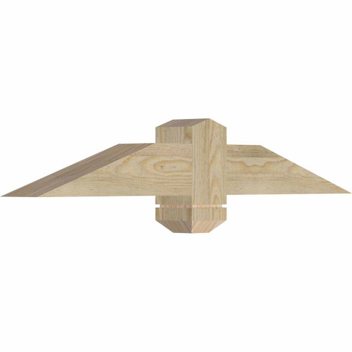 4/12 Pitch Eugene Rough Sawn Timber Gable Bracket GBW036X06X0404EUG00RDF