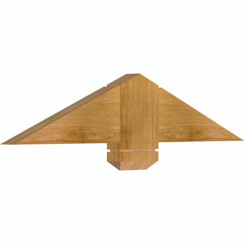 5/12 Pitch Eugene Rough Sawn Timber Gable Bracket GBW036X07X0206EUG00RWR