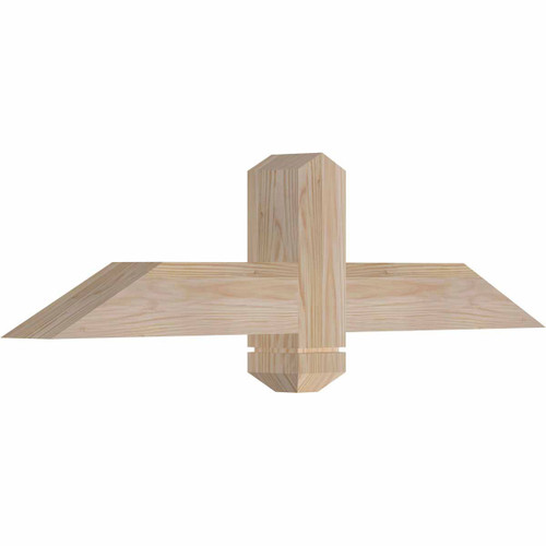 6/12 Pitch Eugene Smooth Timber Gable Bracket GBW036X09X0404EUG00SDF