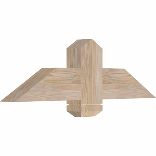 7/12 Pitch Eugene Smooth Timber Gable Bracket GBW036X10X0406EUG00SDF