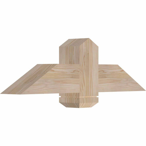 7/12 Pitch Eugene Smooth Timber Gable Bracket GBW036X10X0606EUG00SDF