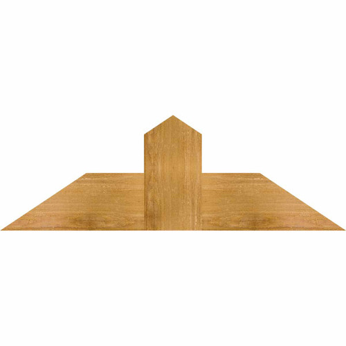 8/12 Pitch Portland Rough Sawn Timber Gable Bracket GBW036X12X0406POR00RWR