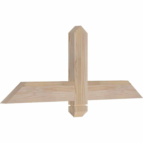 9/12 Pitch Eugene Smooth Timber Gable Bracket GBW036X13X0204EUG00SDF
