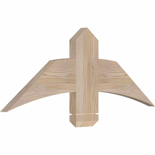 9/12 Pitch Bellingham Smooth Timber Gable Bracket GBW036X13X0206BEL00SDF