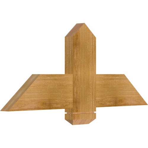 10/12 Pitch Eugene Rough Sawn Timber Gable Bracket GBW036X15X0206EUG00RWR