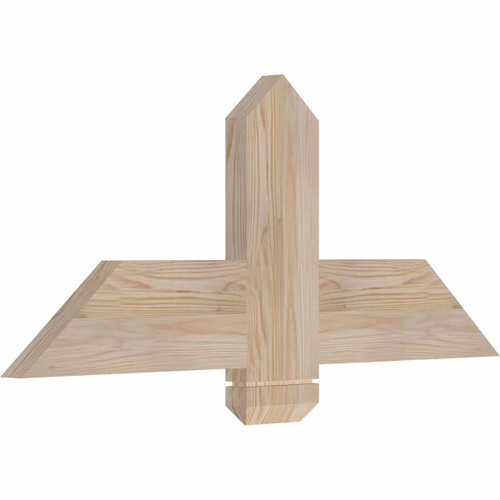 10/12 Pitch Eugene Smooth Timber Gable Bracket GBW036X15X0206EUG00SDF