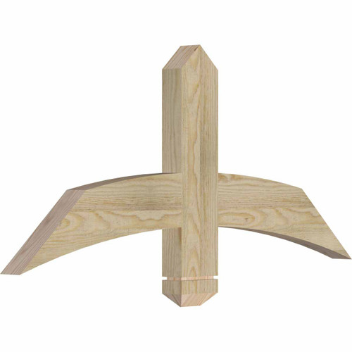 11/12 Pitch Bellingham Rough Sawn Timber Gable Bracket GBW036X16X0204BEL00RDF