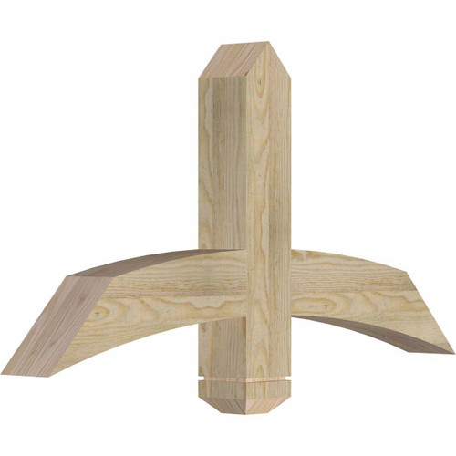 13/12 Pitch Bellingham Rough Sawn Timber Gable Bracket GBW036X19X0404BEL00RDF