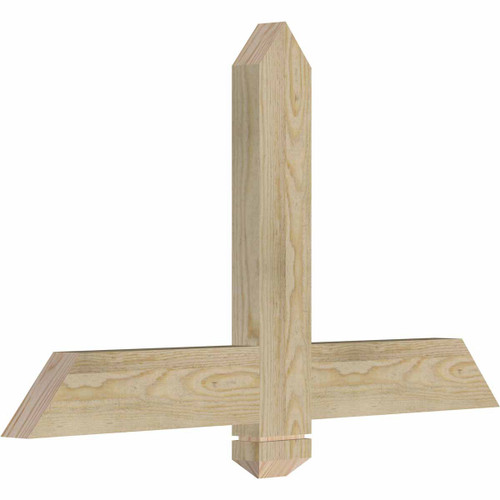 14/12 Pitch Eugene Rough Sawn Timber Gable Bracket GBW036X21X0204EUG00RDF
