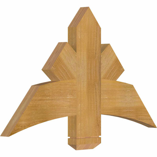 14/12 Pitch Alberta Rough Sawn Timber Gable Bracket GBW036X21X0206ALB00RWR