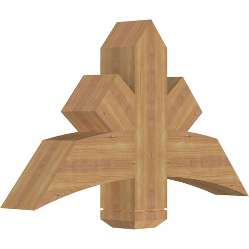 14/12 Pitch Alberta Smooth Timber Gable Bracket GBW036X21X0606ALB00SWR