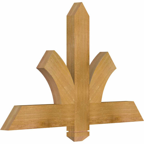 15/12 Pitch Redmond Rough Sawn Timber Gable Bracket GBW036X23X0204RED00RWR