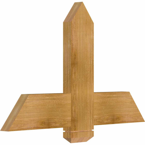 15/12 Pitch Eugene Rough Sawn Timber Gable Bracket GBW036X23X0206EUG00RWR