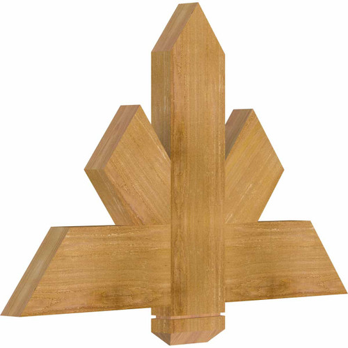 15/12 Pitch Kennewick Rough Sawn Timber Gable Bracket GBW036X23X0206KEN00RWR
